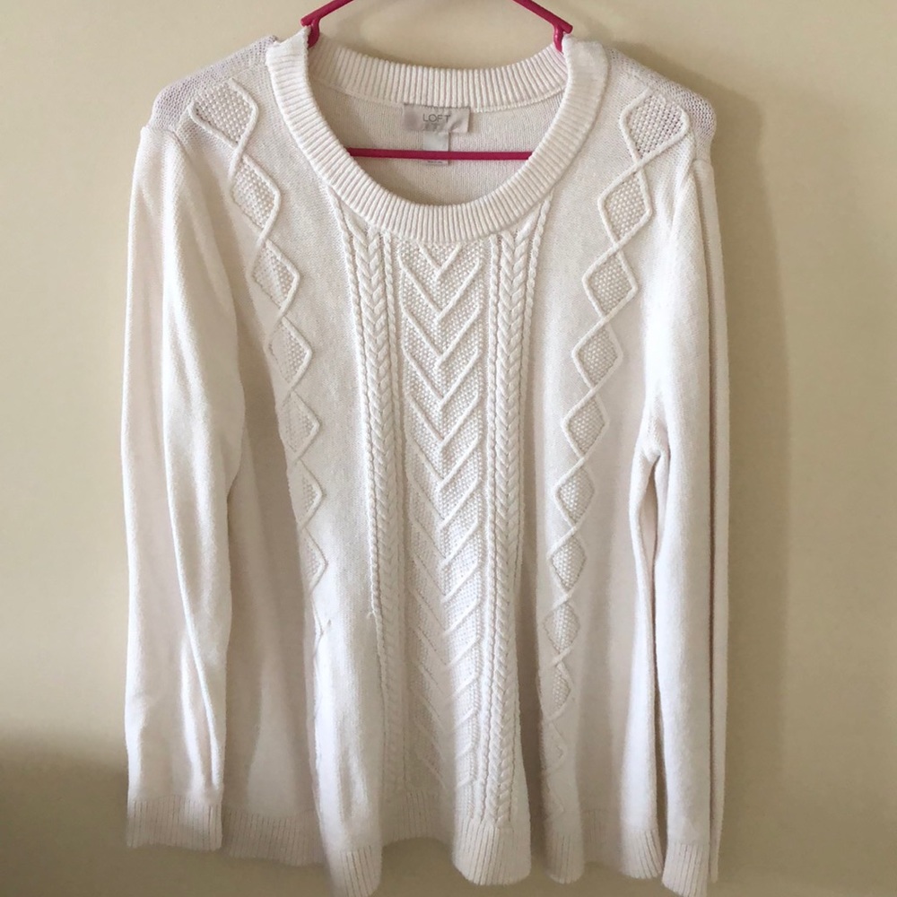 Cream sweater